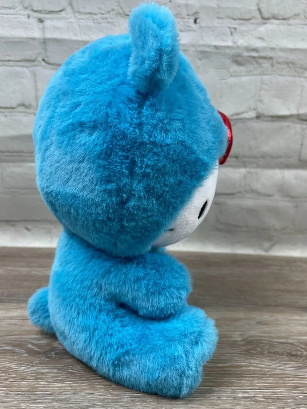 RARE BLUE HELLO KITTY AS GRUMPY CARE BEAR PLUSH